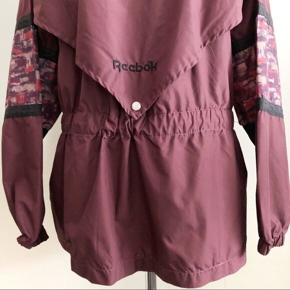Vintage 70’s Reebok Purple cinched waist windbreaker Large - Picture 7 of 8